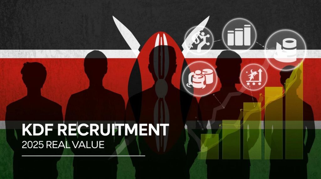 KDF Recruitment 2025 – Kenya Defence Forces soldiers salary, benefits, and financial opportunities